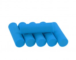 Foam Popper Cylinders, Blue, 12 mm